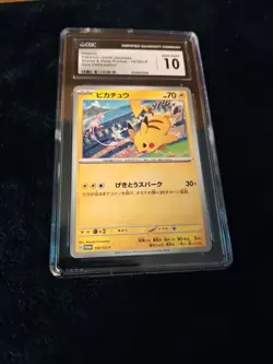 Pokemon (CGC 10) Pikachu - 1197/SV-P Promotional Cards Regular Japanese - Image 1