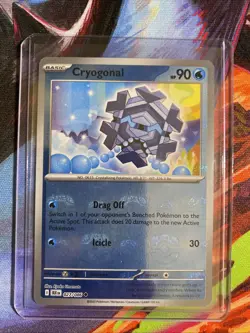 Cryogonal (Master Ball Pattern) SV: Black Bolt 027/086 NM | Pokemon TCG Card - Image 4