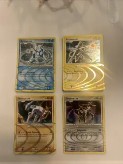 Arceus Lv. 100 Holo Cards: AR4 AR6 AR7 Pokemon TCG Good Condition - Image 1