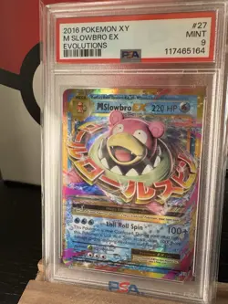 Pokemon XY Evolutions 2016 Holo Card M Slowbro EX 27/108 PSA MINT 9 - Image 1