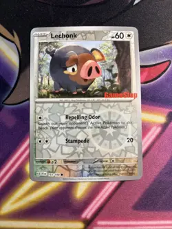 Lechonk - 154/198 - Pokemon Scarlet Violet Base Gamestop Rare Card NM - Image 1