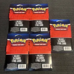 Pokemon Lot of 5 Sealed Packs (Each Pack Contains 25 Random Cards) *New Sealed* - Image 2