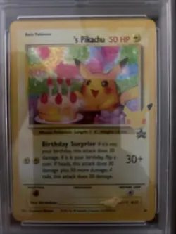 Pokemon TCG Birthday Pikachu Holo Card 24/53 Classic Collection PSA 9 - Image 2