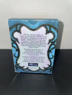 MTG - The Rath Cycle TEMPEST - Deep Freeze Preconstucted Deck -Not Complete - Image 2