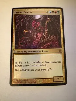 PD 544 MTG Sliver Queen OVERSIZED Commander's Arsenal Magic The Gathering - Image 1