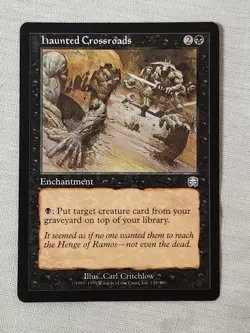 NM Haunted Crossroads Mercadian Masques Mtg Magic the Gathering - Image 1