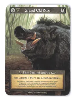 Sorcery Grand Old Boar #Earth Arthurian Legends NM - Image 1