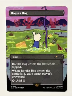 MTG Bojuka Bog 1532 Borderless Fallout Secret Lair LP - Image 1