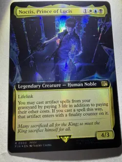 Noctis, Prince of Lucis (Extended Art) Foil 500 R FINAL FANTASY Near Mint - Image 2