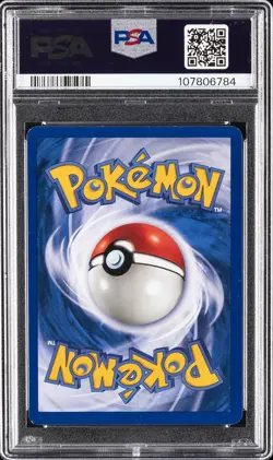 1999 POKEMON FOSSIL #4 DRAGONITE-HOLO PSA 7 - Image 2