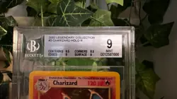 Pokemon TCG Charizard Legendary Collection 3 Holo Rare BGS 9 - Image 3