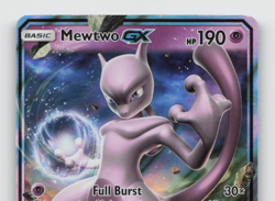 Pokemon Mewtwo GX, 39/73, Shining Legends, Holo Rare, LP - Image 3