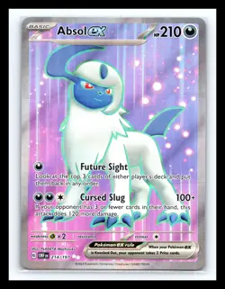 💥 Absol EX - # 214/197 Pokemon Ultra Rare SV03: Obsidian Flames Holo - Image 1