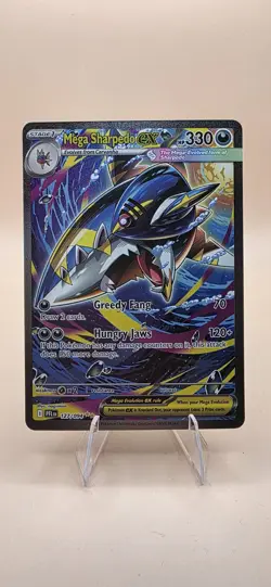 Mega Sharpedo ex #127 - Phantasmal Flames - Pokemon TCG - Near Mint - Image 1