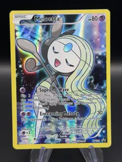 Pokemon Meloetta XY120 Black Star Promo Full Art Holo Foil - Image 1