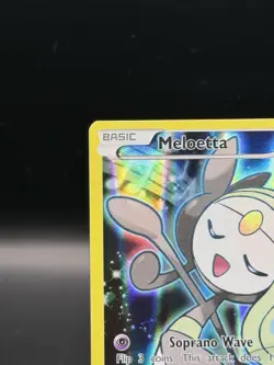 Pokemon Meloetta XY120 Black Star Promo Full Art Holo Foil - Image 2