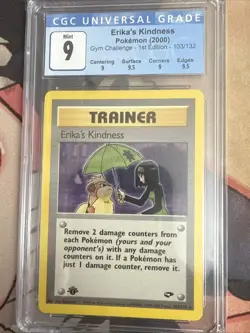 2000 POKEMON ERIKAS KINDESS GYM CHALLENGE 103/132 1ST CGC 9 - Image 1