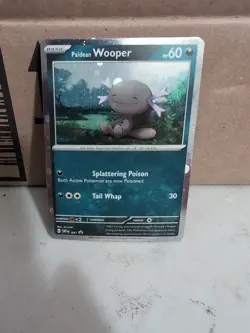 Pokemon TCG Paldean Wooper SVP 041 Black Star Promo Cosmos Holo Promo (Set of 2) - Image 2