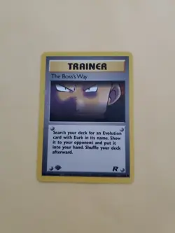 Pokemon Trainer The Boss's Way 1st Edition Team Rocket 73/82 NM - Image 1