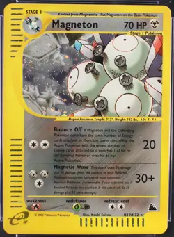 Pokemon ~ Skyridge ~ Magneton ~ Holo Rare CGC 9 ~ Mint ~ #H19 - Image 3