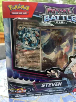 Pokemon Rival Battle Deck Steven's Beldum Illustration Metagross Ex New In Hand! - Image 2
