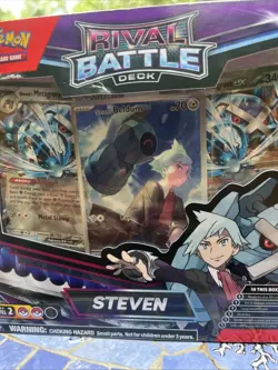 Pokemon Rival Battle Deck Steven's Beldum Illustration Metagross Ex New In Hand! - Image 3