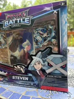 Pokemon Rival Battle Deck Steven's Beldum Illustration Metagross Ex New In Hand! - Image 4