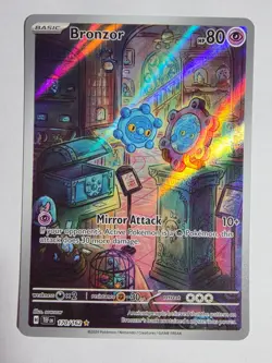 Bronzor #170/162 Illustration Rare Pokemon Temporal Forces 2024 NM - Image 1