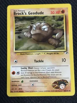 Pokemon TCG Gym Heroes / Gym Challenge Vintage Brock’s Pokemon Lot Of 8 - Image 2