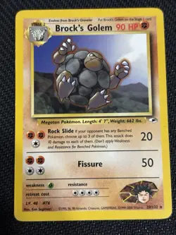 Pokemon TCG Gym Heroes / Gym Challenge Vintage Brock’s Pokemon Lot Of 8 - Image 4