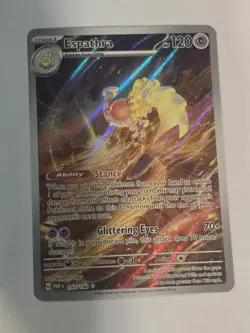 Espathra NM IR 197/182 Paradox Rift Pokemon TCG Holo Near mint Very clean - Image 1