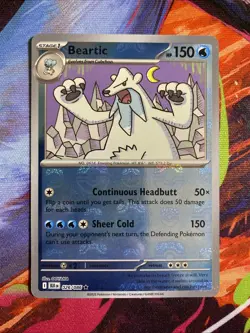 Beartic (Master Ball Pattern) 026/086 Sv: Black Bolt Holo - Pokemon TCG - NM - Image 1