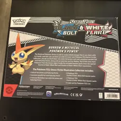 Pokemon TCG Black Bolt & White Flare Unova Victini Illustration Collection Box - Image 2