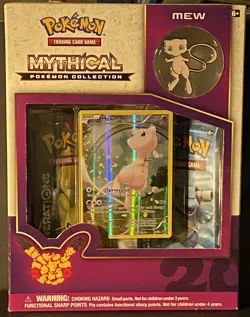 Pokemon 2016 XY Generations Mew Mythical Pin Collection Box Factory Sealed - Image 1
