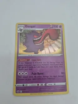 Gengar 057/198 Holo Rare - Pokemon - Chilling Reign Crimp Error NM - Image 1