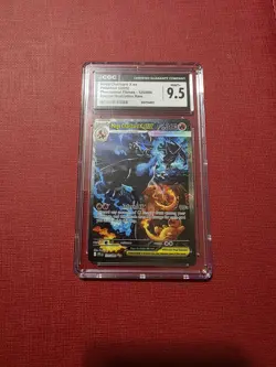 Mega Charizard X ex SIR 125 - 2025 Pokemon Phantasmal Flames - CGC 9.5 MINT+ 💎 - Image 4