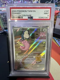 2024 Pokemon TWM EN English Chansey illustration rare - Image 1