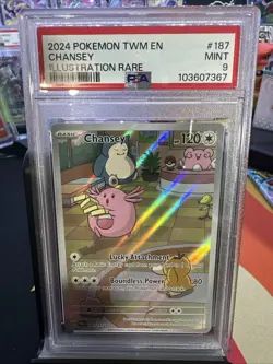 2024 Pokemon TWM EN English Chansey illustration rare - Image 2