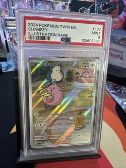 2024 Pokemon TWM EN English Chansey illustration rare - Image 3