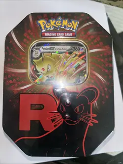 Pokemon Collection Tin Persian Ex Team Rocket French Sealed Tin - Image 1