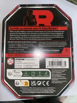 Pokemon Collection Tin Persian Ex Team Rocket French Sealed Tin - Image 3