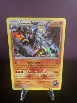 Team Magma's Aggron 🔥 Double Crisis 14/34 🔥 Pokemon TCG 🔥 MP Holo Rare - Image 1
