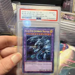 Yu-Gi-Oh! Blue-Eyes Ultimate Dragon LCKC-EN057 1st Edition 2018 PSA 7 Graded NM - Image 1