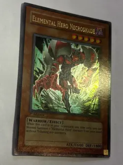 Elemental HERO Necroshade YSDJ-EN000 Jaden Yuki 1st Edition - Image 2