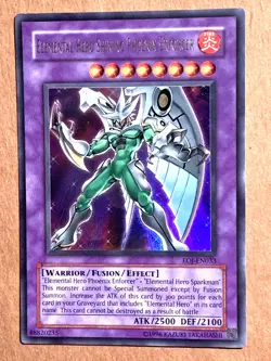 yugioh Elemental Hero Shining Phoenix Enforcer EOJ-EN033 Unl Ed Ultra Rare NM - Image 2
