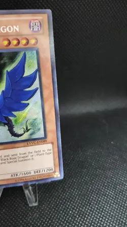 Blue Rose Dragon (EXVC-EN099) 1st Edition - Secret Rare - Light Play - Image 2
