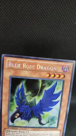 Blue Rose Dragon (EXVC-EN099) 1st Edition - Secret Rare - Light Play - Image 3
