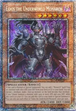 Yugioh! LP Eidos the Underworld Monarch - DUAD-EN017 - Starlight Rare - 1st Edit - Image 1