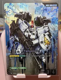 Tallgeese Alternate Art Foil - GD02-005 - R+ NM - Gundam TCG Card Game - Image 1