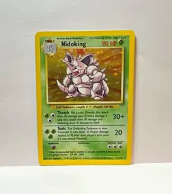 Pokemon TCG Nidoking Base Set Holo Unlimited Rare Card 11/102 - Image 1